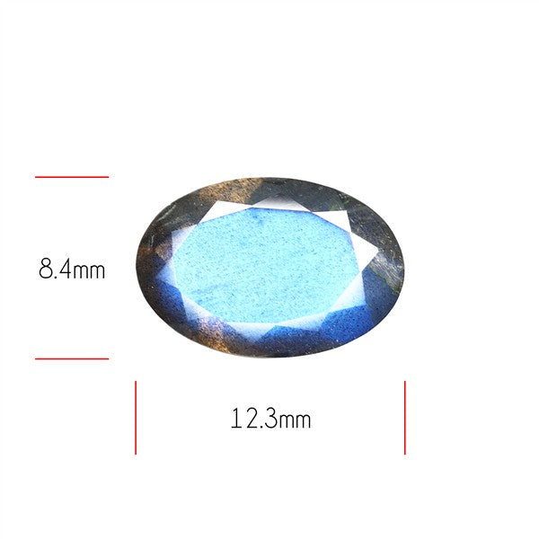 Deep Blue Labradorite Faceted High Grade Fine Gemstone