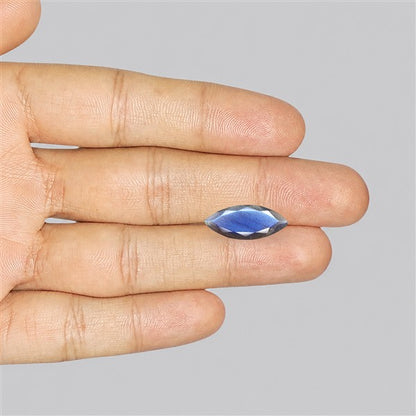 Deep Blue Labradorite Faceted High Grade Fine Gemstone