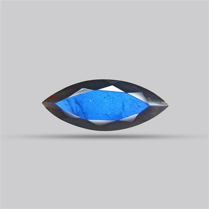 Deep Blue Labradorite Faceted High Grade Fine Gemstone