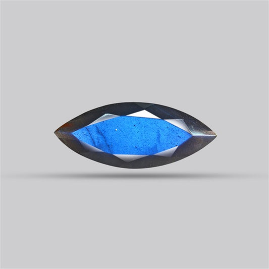 Deep Blue Labradorite Faceted High Grade Fine Gemstone