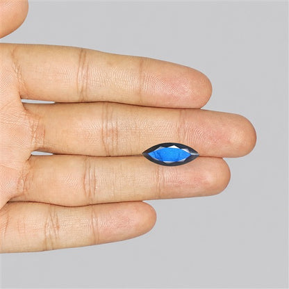 Deep Blue Labradorite Faceted High Grade Fine Gemstone