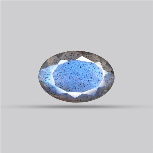 Deep Blue Labradorite Faceted High Grade Fine Gemstone
