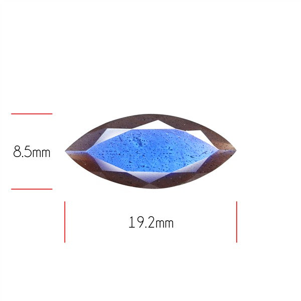 Deep Blue Labradorite Faceted High Grade Fine Gemstone