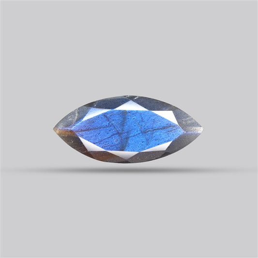 Deep Blue Labradorite Faceted High Grade Fine Gemstone