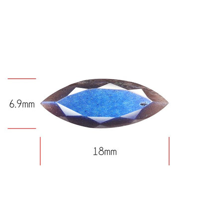 Deep Blue Labradorite Faceted High Grade Fine Gemstone