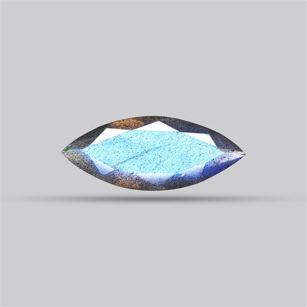 Deep Blue Labradorite Faceted High Grade Fine Gemstone