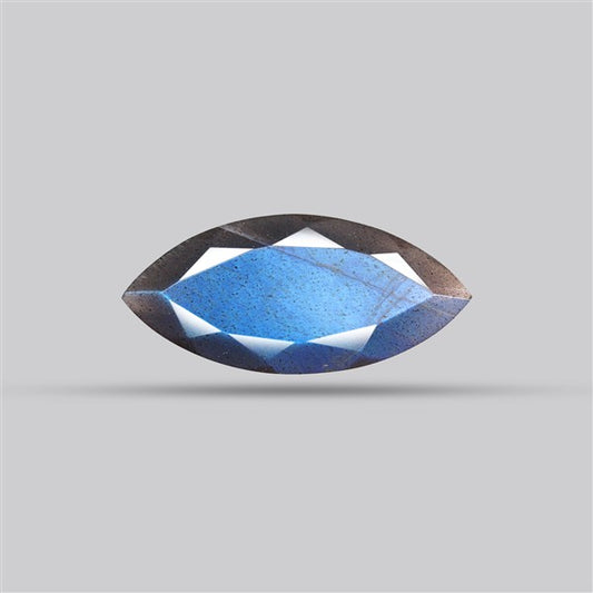 Deep Blue Labradorite Faceted High Grade Fine Gemstone