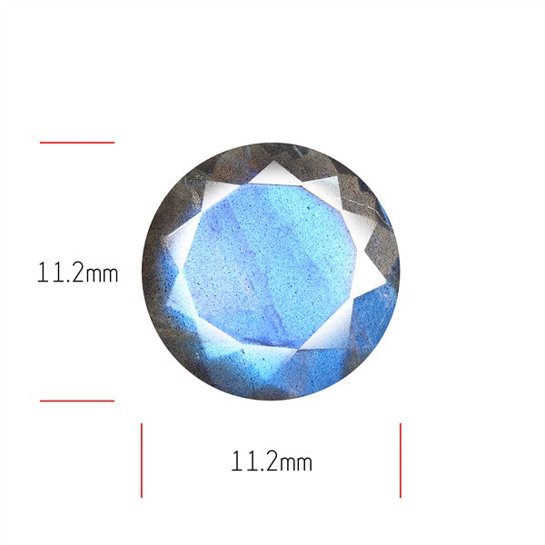 Deep Blue Labradorite Faceted High Grade Fine Gemstone