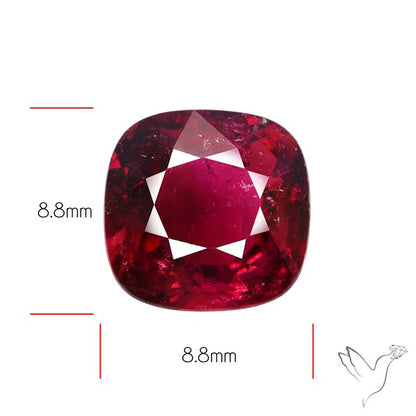 Rubellite Tourmaline Faceted Fine Gemstone
