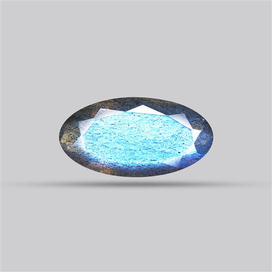 Deep Blue Labradorite Faceted High Grade Fine Gemstone