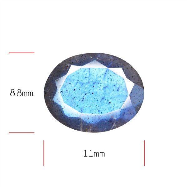 Deep Blue Labradorite Faceted High Grade Fine Gemstone