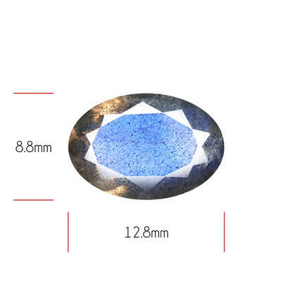 Deep Blue Labradorite Faceted High Grade Fine Gemstone