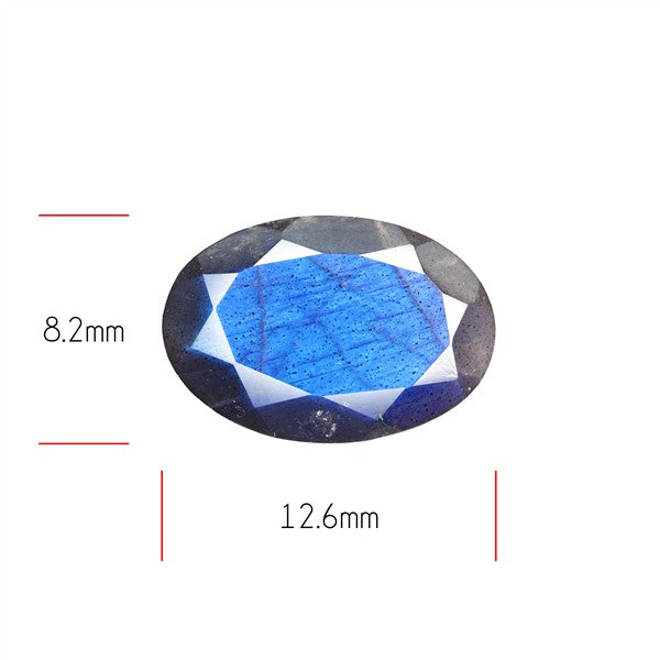 Deep Blue Labradorite Faceted High Grade Fine Gemstone