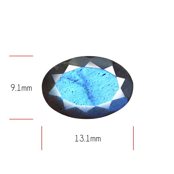Deep Blue Labradorite Faceted High Grade Fine Gemstone