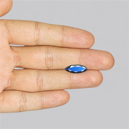 Deep Blue Labradorite Faceted High Grade Fine Gemstone