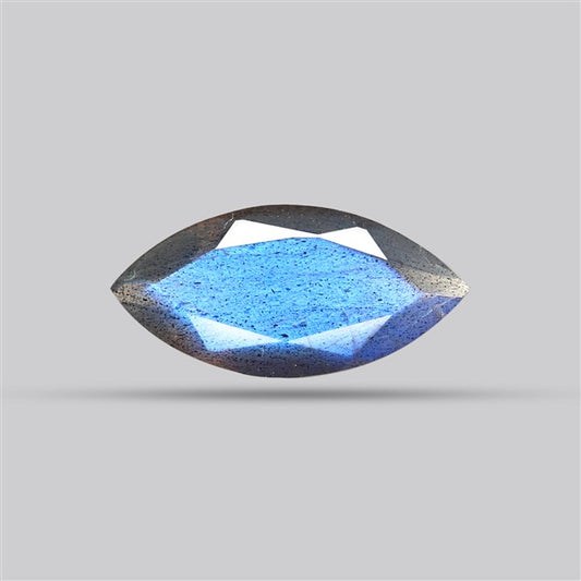 Deep Blue Labradorite Faceted High Grade Fine Gemstone