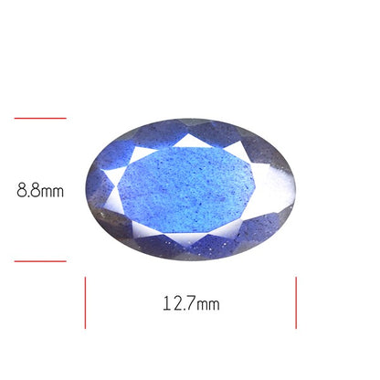 Deep Blue Labradorite Faceted High Grade Fine Gemstone