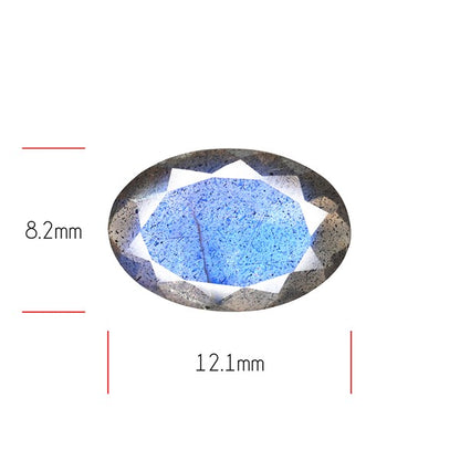 Deep Blue Labradorite Faceted High Grade Fine Gemstone