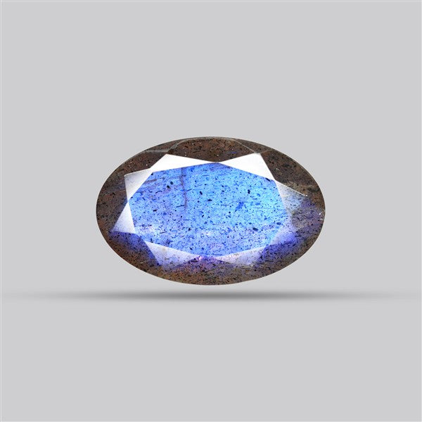 Deep Blue Labradorite Faceted High Grade Fine Gemstone