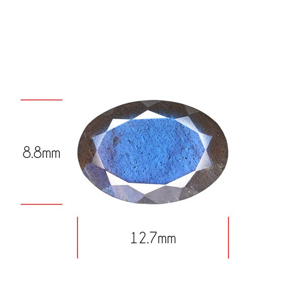Deep Blue Labradorite Faceted High Grade Fine Gemstone