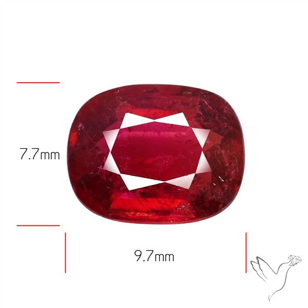 Rubellite Tourmaline Faceted Fine Gemstone