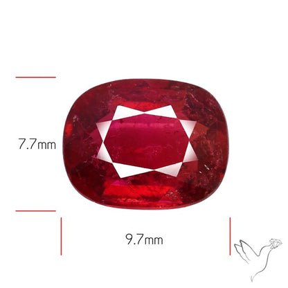 Rubellite Tourmaline Faceted Fine Gemstone