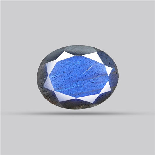 Deep Blue Labradorite Faceted High Grade Fine Gemstone
