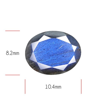 Deep Blue Labradorite Faceted High Grade Fine Gemstone