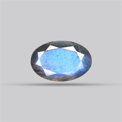 Deep Blue Labradorite Faceted High Grade Fine Gemstone