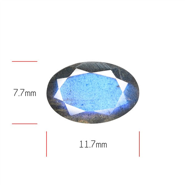Deep Blue Labradorite Faceted High Grade Fine Gemstone