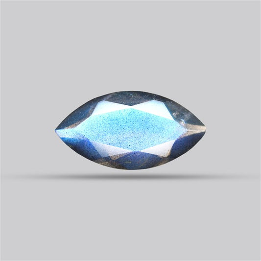 Deep Blue Labradorite Faceted High Grade Fine Gemstone