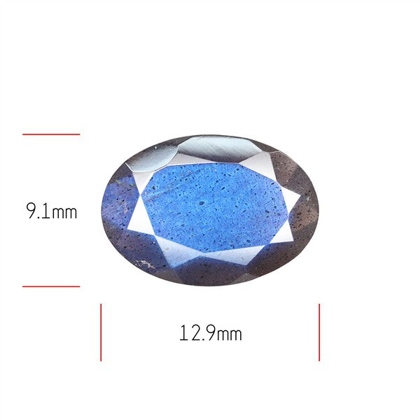 Deep Blue Labradorite Faceted High Grade Fine Gemstone
