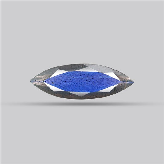 Deep Blue Labradorite Faceted High Grade Fine Gemstone