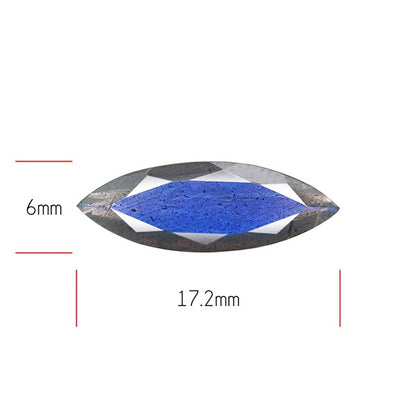 Deep Blue Labradorite Faceted High Grade Fine Gemstone