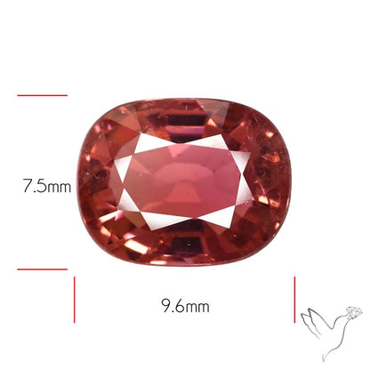 Pink Tourmaline Faceted Fine Gemstone