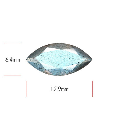 Deep Blue Labradorite Faceted High Grade Fine Gemstone