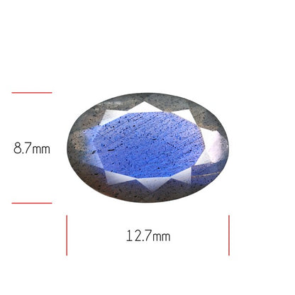 Deep Blue Labradorite Faceted High Grade Fine Gemstone