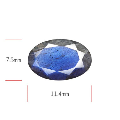 Deep Blue Labradorite Faceted High Grade Fine Gemstone