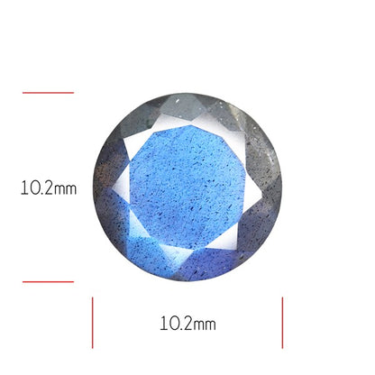 Deep Blue Labradorite Faceted High Grade Fine Gemstone