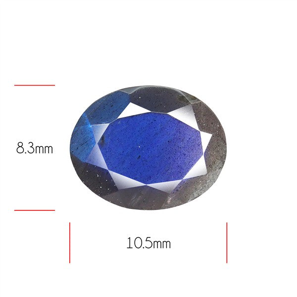 Deep Blue Labradorite Faceted High Grade Fine Gemstone