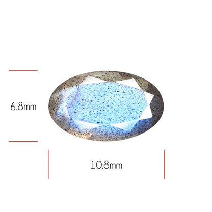 Deep Blue Labradorite Faceted High Grade Fine Gemstone