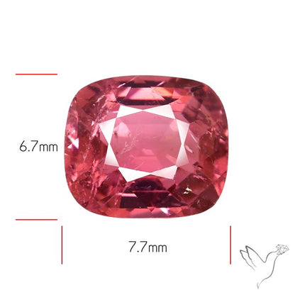 Pink Tourmaline Faceted Fine Gemstone