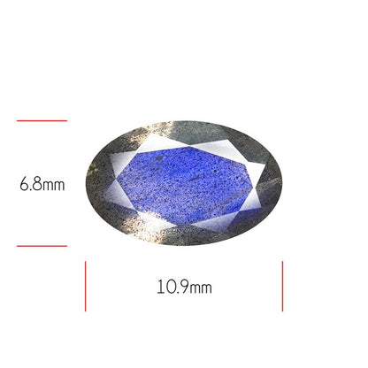 Deep Blue Labradorite Faceted High Grade Fine Gemstone
