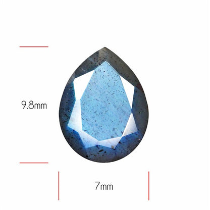 Deep Blue Labradorite Faceted High Grade Fine Gemstone