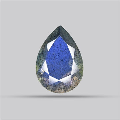 Deep Blue Labradorite Faceted High Grade Fine Gemstone