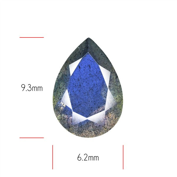 Deep Blue Labradorite Faceted High Grade Fine Gemstone