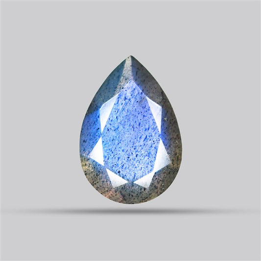 Deep Blue Labradorite Faceted High Grade Fine Gemstone