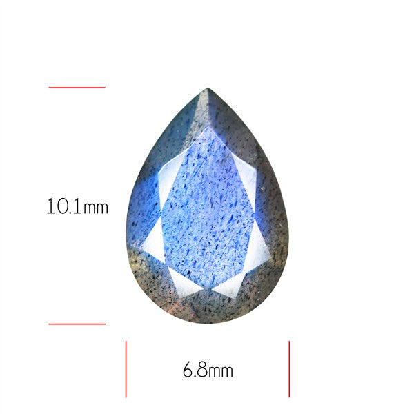 Deep Blue Labradorite Faceted High Grade Fine Gemstone