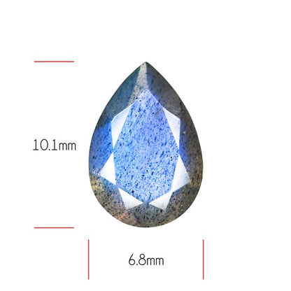 Deep Blue Labradorite Faceted High Grade Fine Gemstone