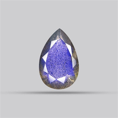 Deep Blue Labradorite Faceted High Grade Fine Gemstone